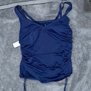 tankini  lands end blue
